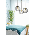 Emibig Emibig Kajaani 3L zwarte hanglamp 3x E27 metaalkooi - Perfect voor sfeervolle verlichting in elke ruimte