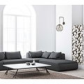 Kajaani Wandleuchte Schwarz und Gold 1x E27