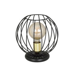 Emibig Kajaani tafellamp zwart en goud 1x E27