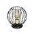 Lampe de table Kajaani noir et or 1x E27
