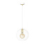 Kajaani white hanging lamp 1x E27 metal cage