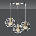 Emibig Emibig Kajaani 3L witte hanglamp 3x E27 metaalkooi - Perfecte verlichting voor elke ruimte