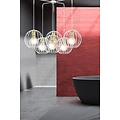 Emibig Emibig Kajaani 6L lámpara colgante blanca 6x E27 jaula de metal - Ideal para crear una atmósfera cálida en cualquier espacio