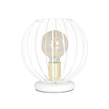 Emibig Emibig Kajaani wit en goud tafellamp 1x E27 - Creëer een sfeervolle ambiance in uw interieur
