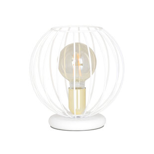Emibig Kajaani weiß-goldene Tischlampe 1x E27