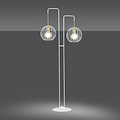 Emibig Emibig Kajaani white floor lamp with gold 2x E27 - Perfect lighting for any space