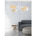 Emibig Emibig Rauma 4L Hängelampe Weiß und Holz 4x E27 - Ideale Beleuchtung für Ihr Wohnzimmer