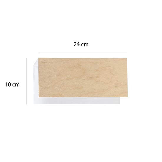 Emibig Emibig Rauma wall lamp white and wood 1x E27 - Perfect lighting for any space