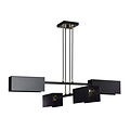 Lohja 4L hanging lamp black 4x E27