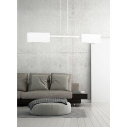 Emibig Lohja 2L lampe suspendue blanche 2x E27