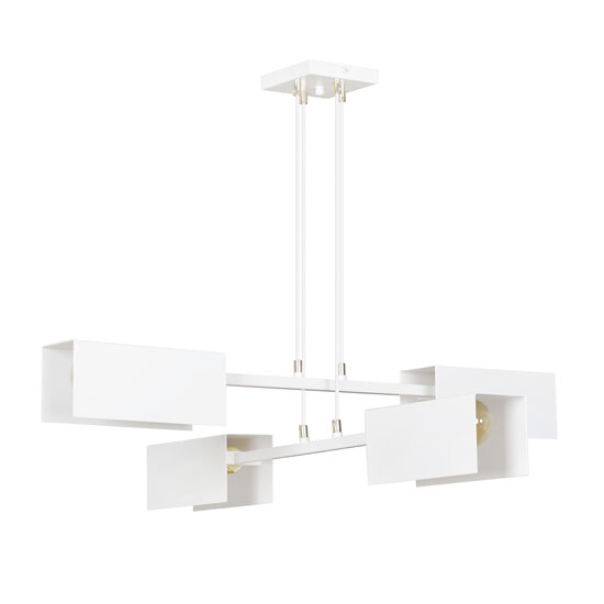 Lohja 4L hanglamp wit 4x E27