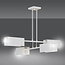 Lampe à suspension Lohja 4L blanche 4x E27