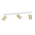 Emibig Emibig Kokkola 3L white and gold ceiling lamp 3x GU10 orientable - Ideal lighting for any room