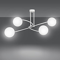 Emibig Emibig Tuusula 4L white with white glass hanging lamp 4x E14 - Ideal lighting for your living room