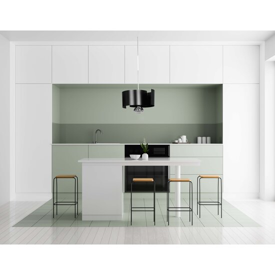 Kouvola 1 lamp zwarte hanglamp E27