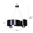 Kouvola 2 lampes suspension noire E27