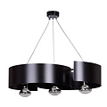 Kouvola 3 lampes suspension noire E27