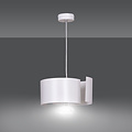 Emibig Emibig Kouvola witte 1 lamp pendel hanglamp E27 - Perfect voor sfeervolle verlichting