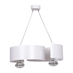 Kouvola white 2 lamp pendant lamp E27