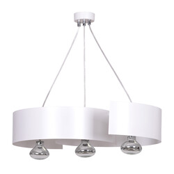 Emibig Kouvola white 3 lamp pendant lamp E27