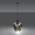 Emibig Emibig Nokia smoked glass single pendant lamp E27 - Ideal lighting for any space