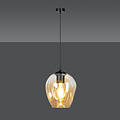 Nokia amber glass single pendant lamp E27