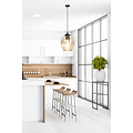 Nokia amber glass single pendant lamp E27