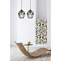 Nokia double smoked glass single pendant lamp E27