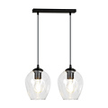 Nokia double transparent glass single pendant lamp E27