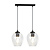 Nokia double transparent glass single pendant lamp E27
