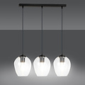 Emibig Emibig Nokia larga lámpara colgante de vidrio transparente 3x E27 - Iluminación ideal para cualquier espacio