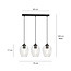 Nokia lange 3L transparant glas hanglamp 3x E27