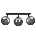 Emibig Emibig Imatra 3L schwarz mit Rauchglasbirnen 3x E14 - Ideale Beleuchtung für moderne Innenräume