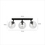 Emibig Emibig Imatra 3L zwart met doorzichtig glazen bollen 3x E14 - Perfecte verlichting voor elke ruimte