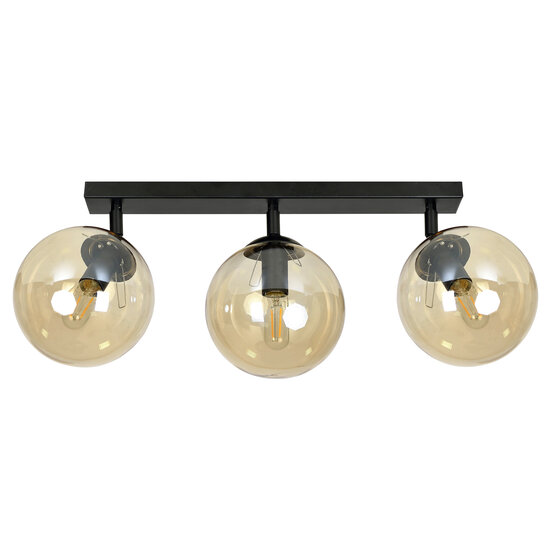 Emibig Emibig Imatra 3L black and amber glass bulbs 3x E14 - Perfect lighting for any interior