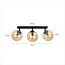 Emibig Emibig Imatra 3L ampoules en verre noir et ambre 3x E14 - Éclairage parfait pour tout intérieur