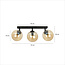 Imatra 3L black and amber glass bulbs 3x E14