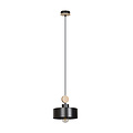 Emibig Emibig Vihti 1L pendellamp zwart met hout accent - Perfecte verlichting voor elke ruimte