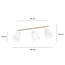 Emibig Emibig Salo 3L lámpara de techo blanca y madera 3x E27 - Iluminación ideal para cualquier espacio