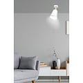 Emibig Emibig Salo lampe de plafond blanche et bois 1x E27 - Éclairage idéal pour chaque pièce