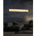 Raisio XXL hanging lamp wood with black interior 4x E27