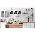 Emibig Emibig Varkaus triple dôme noir 3x E27 lampe suspendue blanche à l'intérieur - Idéale pour les intérieurs modernes
