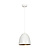 Varkaus white and gold dome 1x E27 hanging lamp