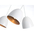 Emibig Emibig Varkaus white and gold double dome 2x E27 hanging lamp - Perfect lighting for any space