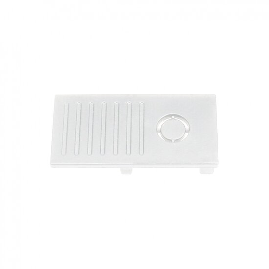 Eindkap voor 48V high track spanningsrail wit of zwart