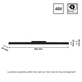 Magnetisches LED-Modul für 48V-Schiene 90 cm 22W 3000K