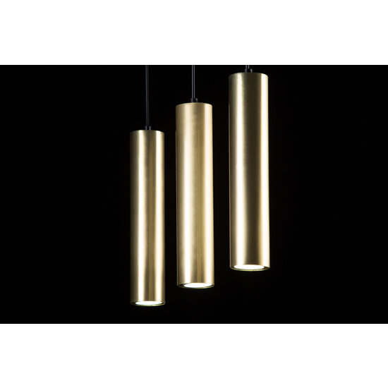 Emibig Emibig Porvoo blanco con dorado lámpara colgante larga 3L tubos largos 3x GU10 - Iluminación elegante para cualquier espacio