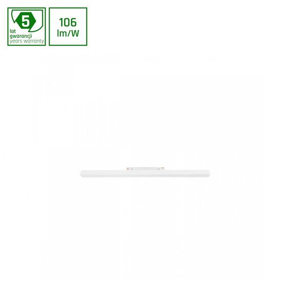 Module LED magnétique 60 cm pour rail 48V W 3000K