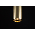 Mikkeli 2x GU10 richtbare hanglamp zwart met goud