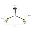 Emibig Emibig Mikkeli 2x GU10 lampe suspendue orientable noire avec or - Apportez une touche de style à votre intérieur